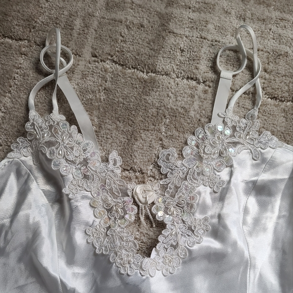 White Slip Dress - Picture 2 of 3